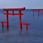 【太良】大魚神社の海中鳥居｜有明海に浮かぶ3基の朱色の鳥居！見どころ・アクセス・駐車場は？