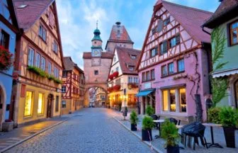 ドイツ・ロマンティック街道のローテンブルク・オプ・デア・タウバー