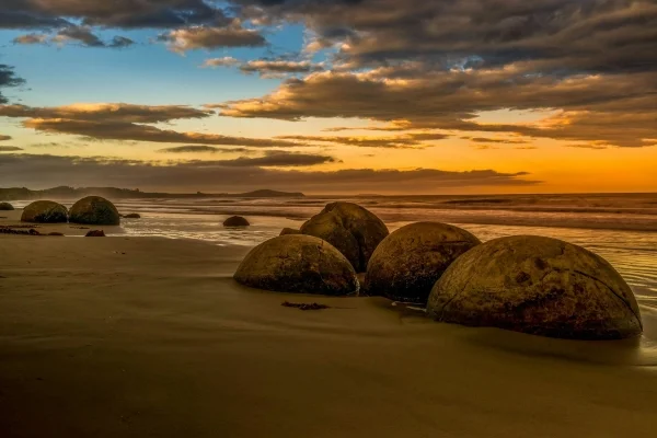 モエラキ・ボルダーズ, ニュージーランド, Moeraki Boulders, New Zealand