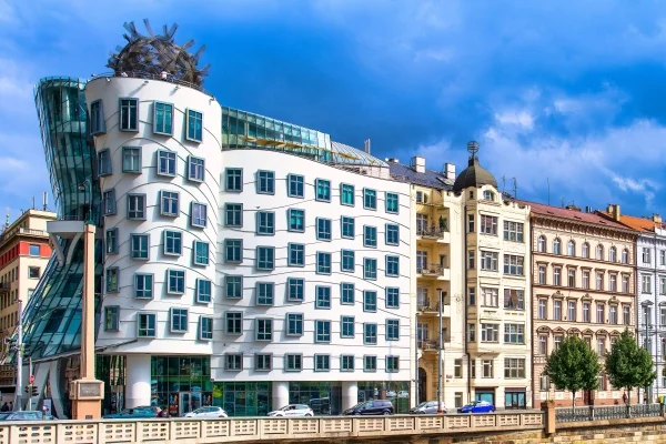 Dancing House, Prague, Czech, ダンシング・ハウス, プラハ, チェコ