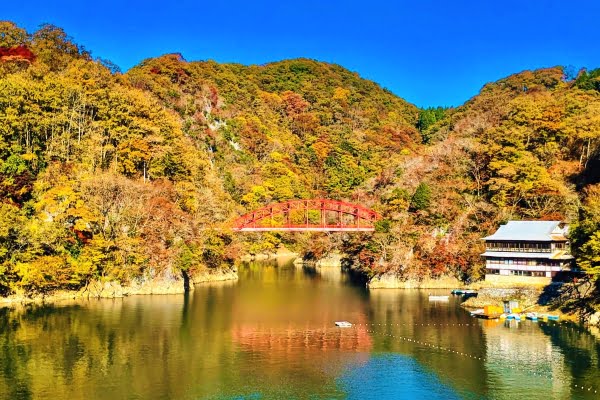 帝釈峡, 広島, 紅葉