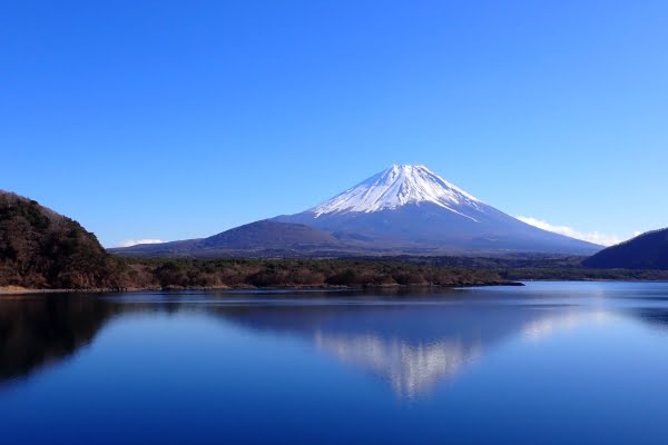 千円札の富士山, 本栖湖, 山梨