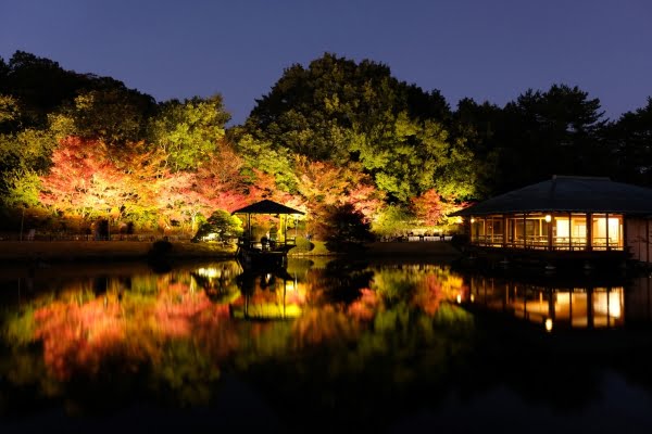 三景園, 紅葉, 広島
